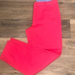 Talbots Hot Pink Wonens Chino Pants Size 12